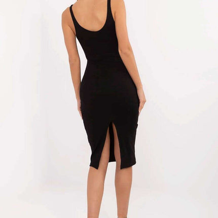 Daydress Striped Pencil Dress With Straps Model 215817 - Très Elite