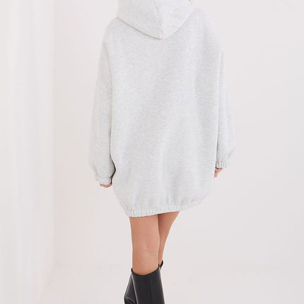Daydress 222494 Oversized Sweatshirt Dress Cotton Elastane Comfort - Très Elite