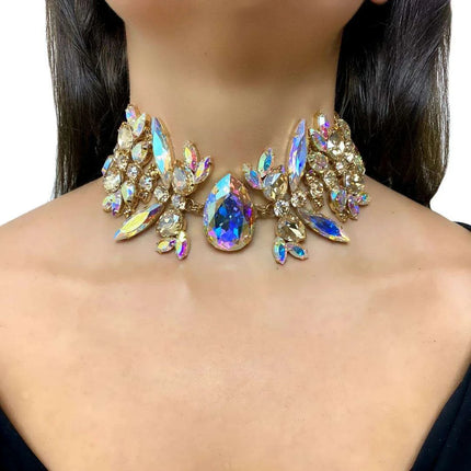 Dazzling AB Crystal Elegance Set: Illuminate Every Occasion with Style - Très Elite
