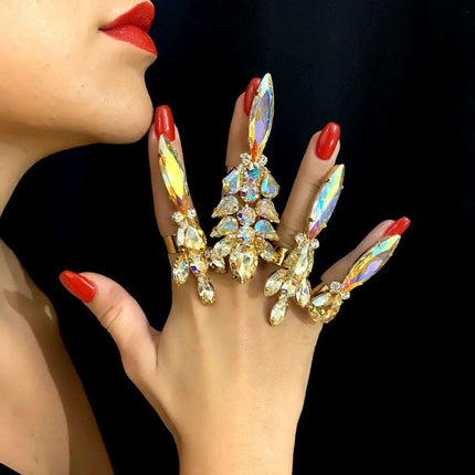Dazzling AB Crystal Elegance Set: Illuminate Every Occasion with Style - Très Elite