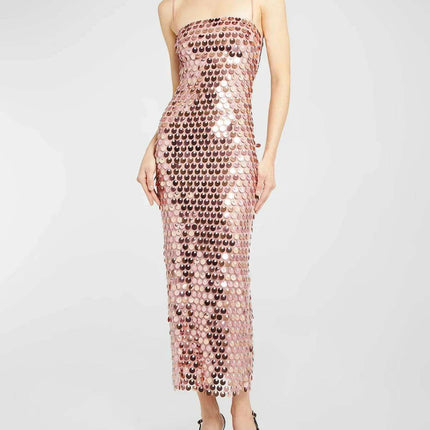 Dazzling Irregular Hem Beaded Summer Dress for Bold Women - Très Elite