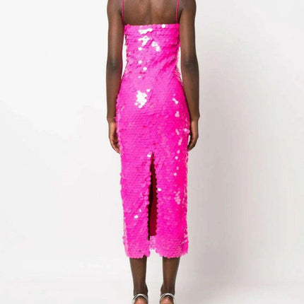Dazzling Irregular Hem Beaded Summer Dress for Bold Women - Très Elite