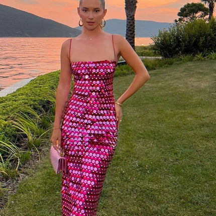Dazzling Irregular Hem Beaded Summer Dress for Bold Women - Très Elite