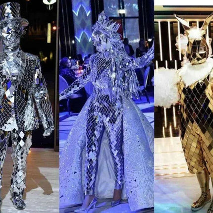 Dazzling Mirror Outfit for Show-Stopping Events and Performances - Très Elite