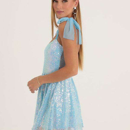 Dazzling Sequin Elegance: Chic Strapped Party Dress - Très Elite