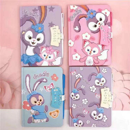 Delightful Sanrio Creative Notebook Set with Secret Code Lock & Inspiring Stationery Kit for Young Innovators - Très Elite