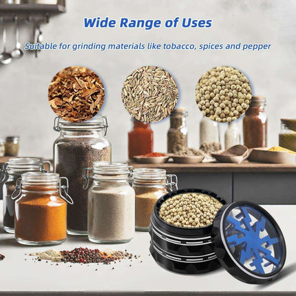 Deluxe Alloy Metal Herb and Spice Grinder for Ultimate Flavor Extraction - Très Elite