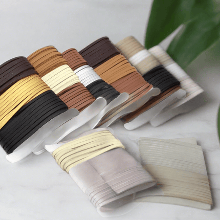 Deluxe Faux Suede Leather Cord Craft Kit for Beautiful DIY Jewelry Creations - Très Elite