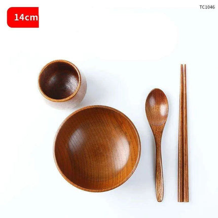 Deluxe Japanese Wooden Dining Set for Kids - Très Elite
