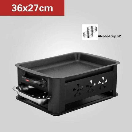 Deluxe Stainless Steel Fish Grilling Kit with Infusion Tray and Korean BBQ Features - Très Elite