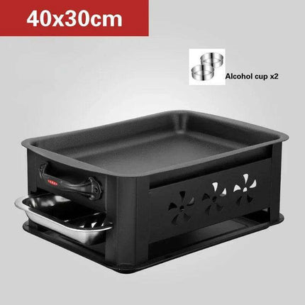 Deluxe Stainless Steel Fish Grilling Kit with Infusion Tray and Korean BBQ Features - Très Elite