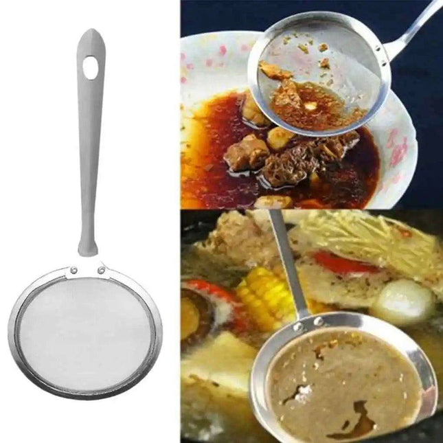 Deluxe Stainless Steel Herbal Infusion Strainer with Extended Handle