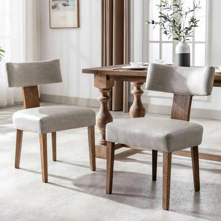 Dining Room Sets, 4 Set, Modern Dinings Chair with Wood Legs- Très Elite- Très Elite