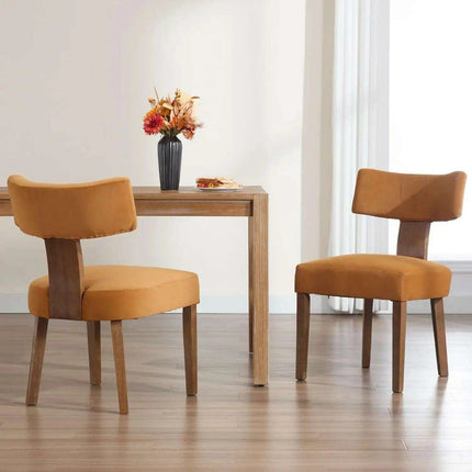 Dining Room Sets, 4 Set, Modern Dinings Chair with Wood Legs- Très Elite- Très Elite