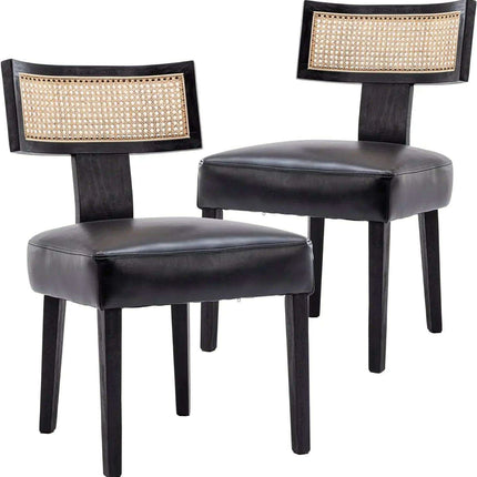 Dining Room Sets, 4 Set, Modern Dinings Chair with Wood Legs- Très Elite- Très Elite