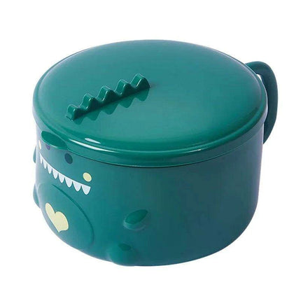 Dino-Themed Stainless Steel Lunch Bowl Set - Fun Meal Container for Kids - Très Elite