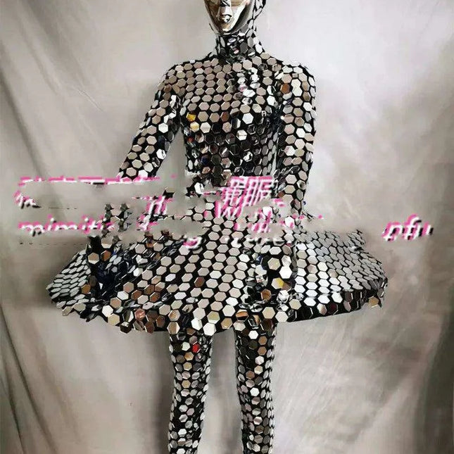 Disco Diva Shimmer Dress for Women - Light Up Every Celebration