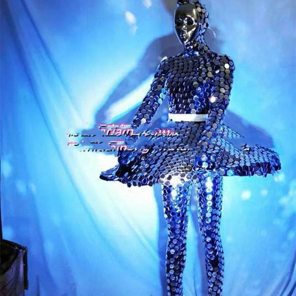 Disco Diva Shimmer Dress for Women - Light Up Every Celebration