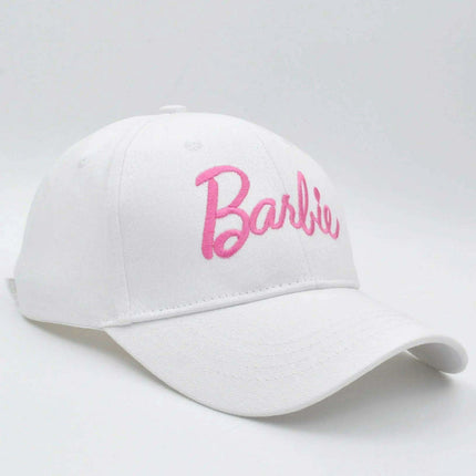 Disney Barbie Girls' Pink Adjustable Cap - Fun Embroidered Hat for Young Trendsetters - Très Elite