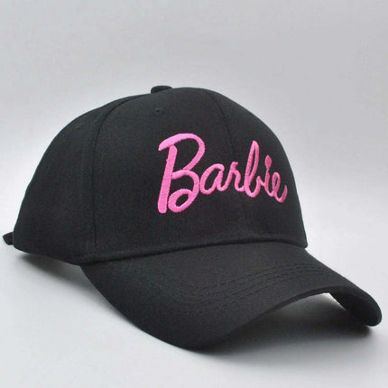 Disney Barbie Girls' Pink Adjustable Cap - Fun Embroidered Hat for Young Trendsetters - Très Elite