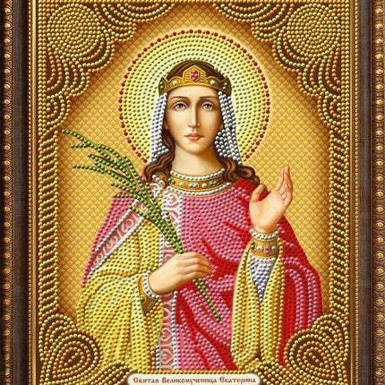 Divine Theotokos Vladimirskaya Diamond Painting Experience Kit..