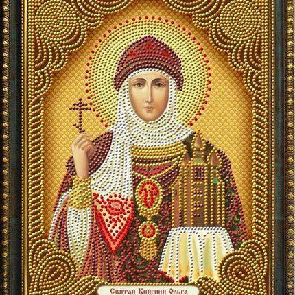 Divine Theotokos Vladimirskaya Diamond Painting Experience Kit..