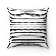 Double-Sided Black Stripes and Chevron Pillowcase for Chic Home Accents - Très Elite