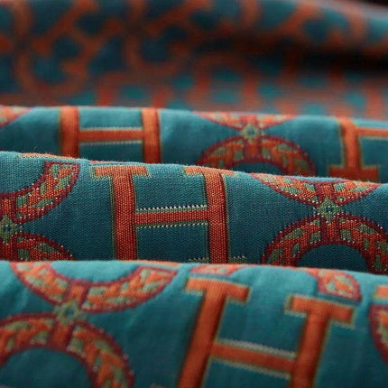 Dreamy Cotton Jacquard Blanket Set - Perfect All-Season Comfort and Style - Très Elite