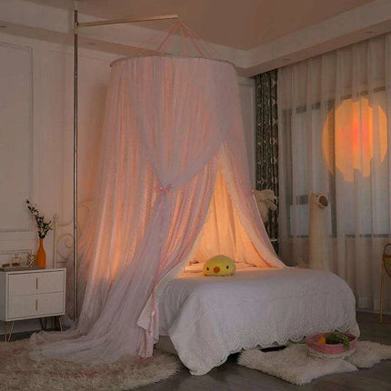 Dreamy Double Layer Floral Lace Canopy - Create Your Personal Oasis - Très Elite