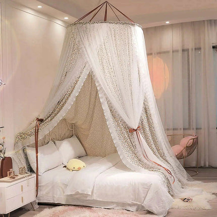 Dreamy Double Layer Floral Lace Canopy - Create Your Personal Oasis - Très Elite
