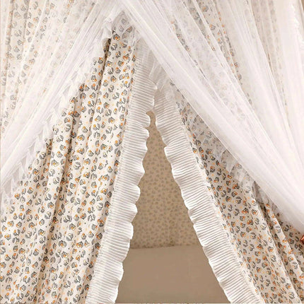 Dreamy Double Layer Floral Lace Canopy - Create Your Personal Oasis - Très Elite
