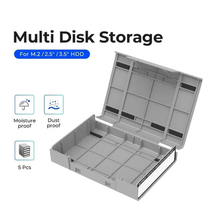 Drive Guardian 5-Pack Hard Drive Protection and Organization Set with Custom Labels - Très Elite