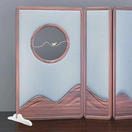 Dual Adjustable Privacy Divider Stands for Space Optimization and Separation - Très Elite
