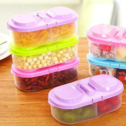 Dual Compartment Kitchen Pantry Organizer for Fresh Food Storage - Très Elite