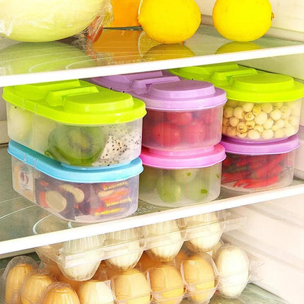 Dual Compartment Kitchen Pantry Organizer for Fresh Food Storage - Très Elite