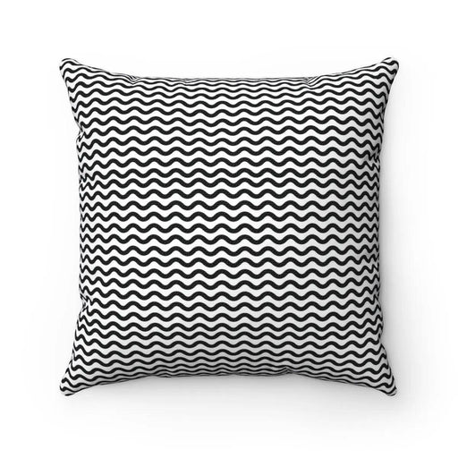 Dual-Design Elegant Black & White Cushion Cover by Elite Maison d'Elite - Très Elite