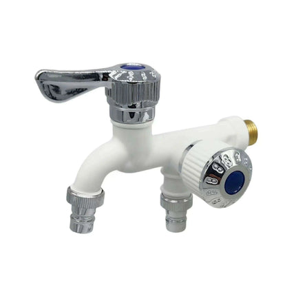 Dual-Function Faucet Adapter for Home and Bathroom Enhancement..