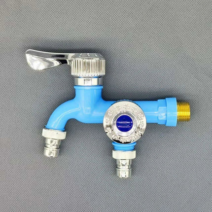 Dual-Function Faucet Adapter for Home and Bathroom Enhancement..