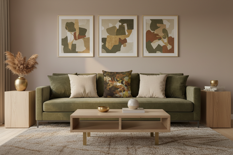 Dual-Sided Camouflage Decorative Pillow Cover