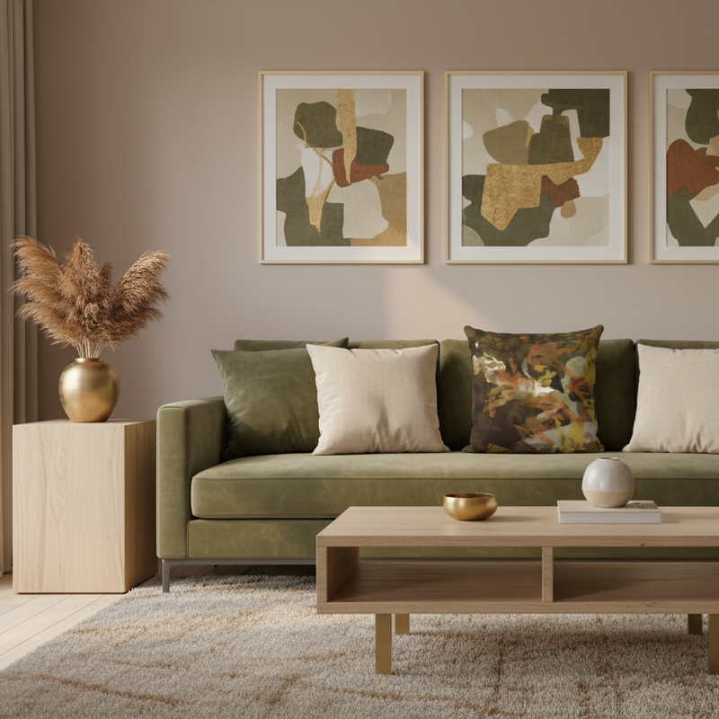 Dual-Sided Camouflage Decorative Pillow Cover