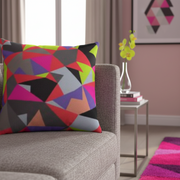 Dual-Sided Contemporary Geometric Pillow Cover by Maison d'Elite - Très Elite
