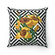 Dual-Sided Floral Charm Throw Pillow Cover - Très Elite