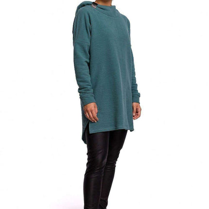 Dual-Sided Plush Knit Hoodie - Très Elite