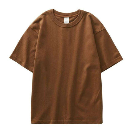 Dukeen Unisex 11.2oz Heavyweight Cotton Crewneck T-Shirt - Durable Solid Color Short Sleeve Essential - Très Elite