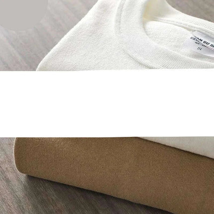 Dukeen Unisex 11.2oz Heavyweight Cotton Crewneck T-Shirt - Durable Solid Color Short Sleeve Essential - Très Elite
