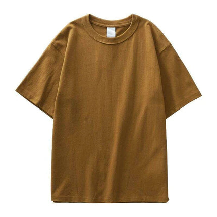 Dukeen Unisex 11.2oz Heavyweight Cotton Crewneck T-Shirt - Durable Solid Color Short Sleeve Essential - Très Elite