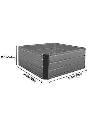 Durable Galvanized Steel Raised Garden Bed for Thriving Plants - Très Elite