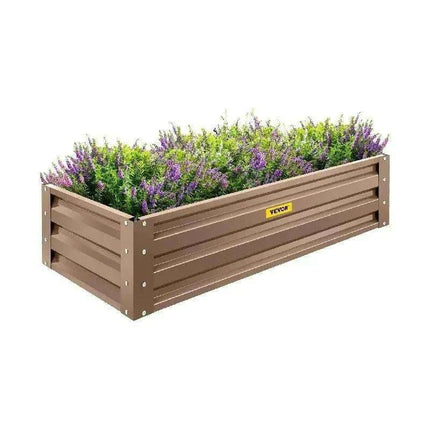 Durable Galvanized Steel Raised Garden Bed for Thriving Plants - Très Elite