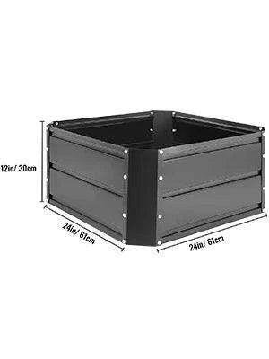Durable Galvanized Steel Raised Garden Bed for Thriving Plants..