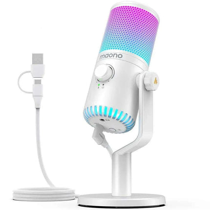 Dynamic RGB Gaming Microphone with Adjustable Sound Control for Enhanced Audio Experience - Très Elite